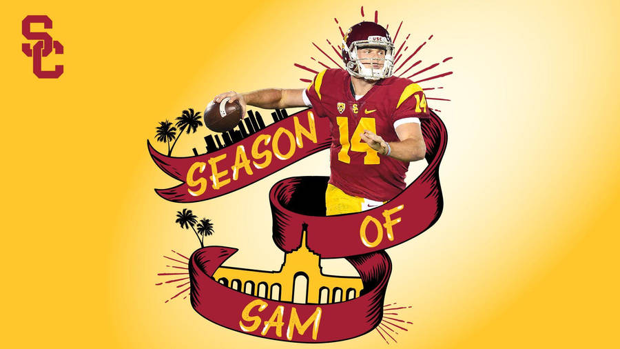 Sam Darnold Season 14 Art Wallpaper