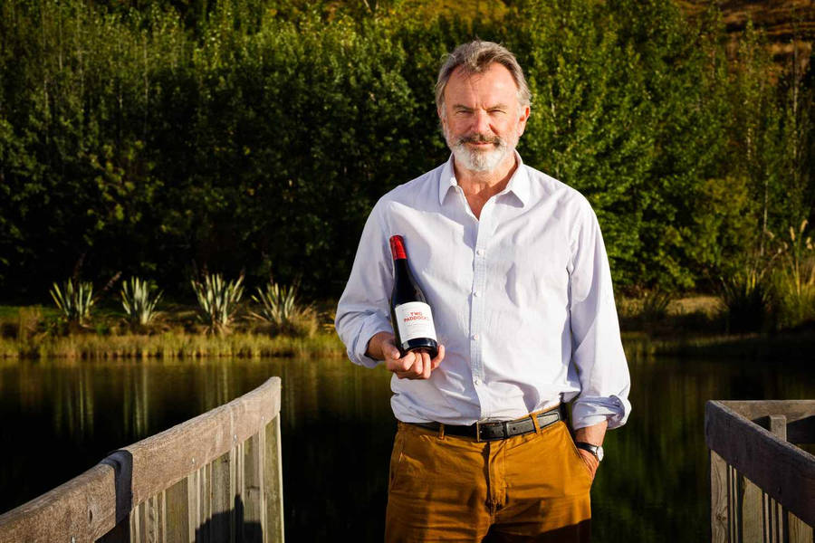 Sam Neill For Two Paddocks Wine Wallpaper