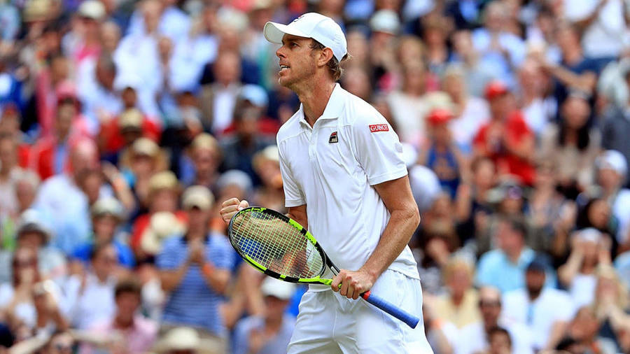 Sam Querrey On Tennis Court Wallpaper