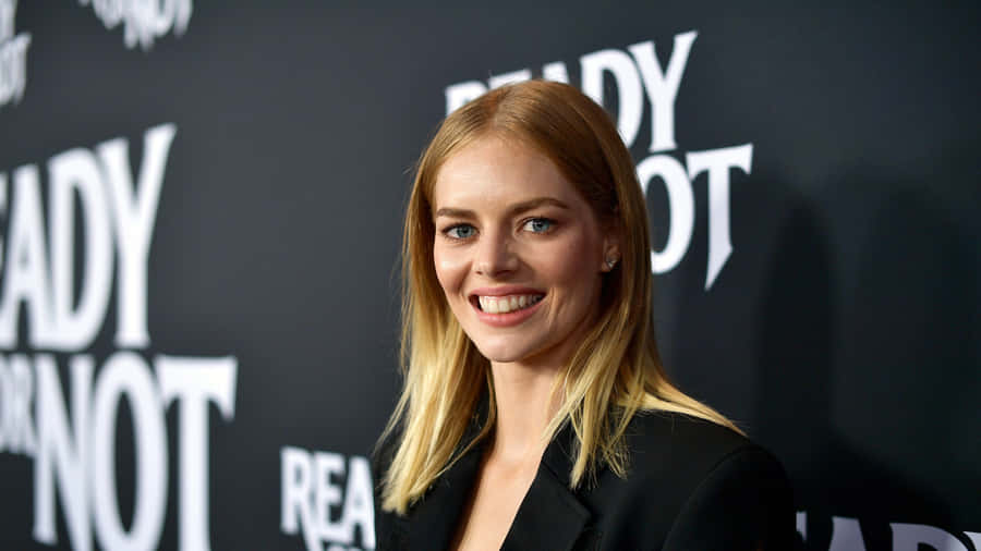 Samara Weaving: Hollywood's Rising Star Wallpaper