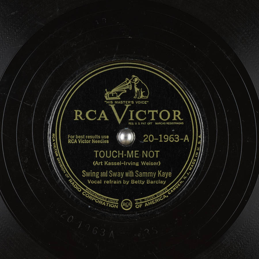 Sammy Kaye Touch Me Not Vinyl Record Wallpaper