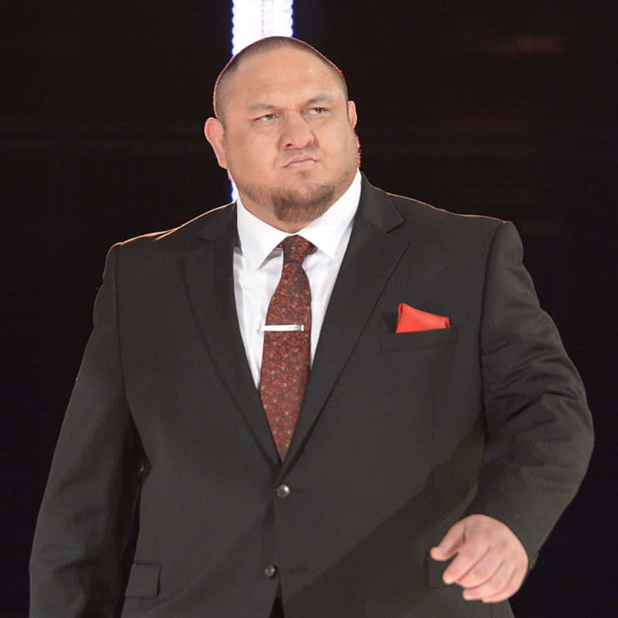 Samoa Joe Tuxedo Monday Night Raw Wallpaper