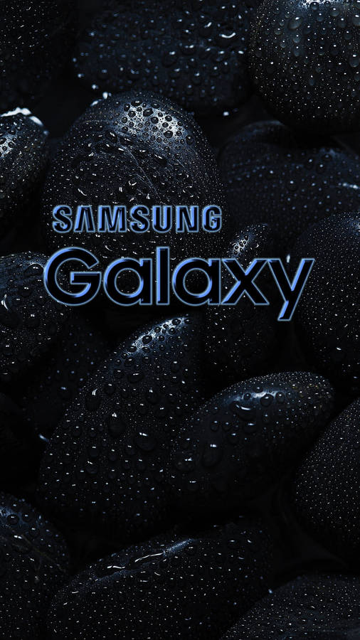 Samsung Galaxy Black Stone Design Wallpaper