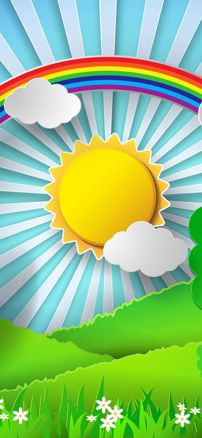 Samsung Galaxy S22 Sunny Weather Wallpaper