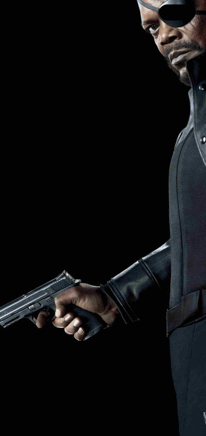 Samsung S10 Nick Fury Wallpaper