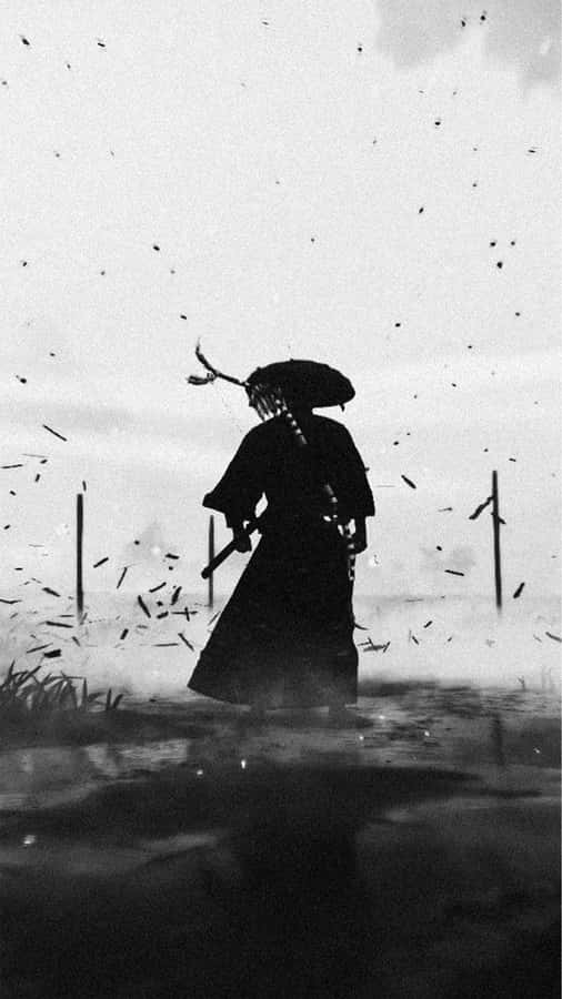 Samurai Back Wallpaper