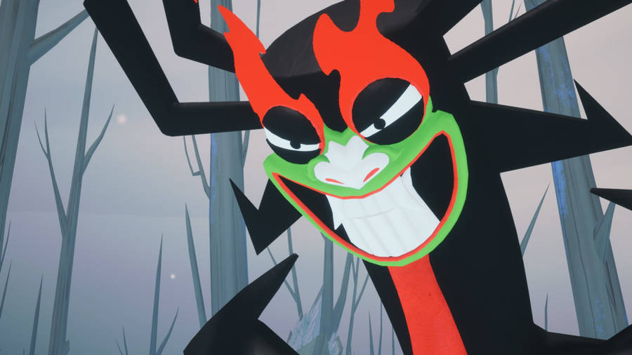 Samurai Jack Antagonist Aku Desktop Wallpaper