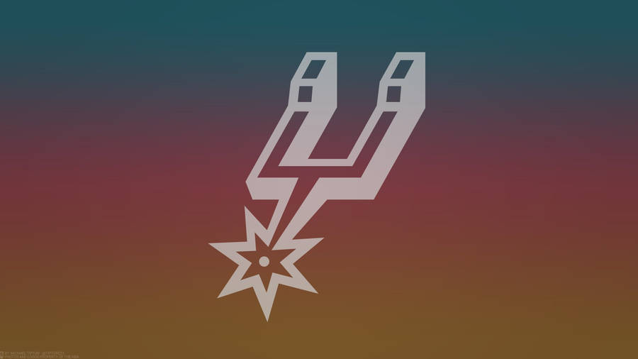 San Antonio Spurs Icon Gradient Wallpaper