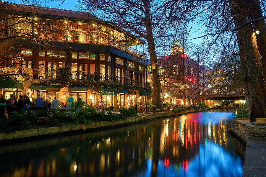 San Antonio Tungsten Lights Wallpaper