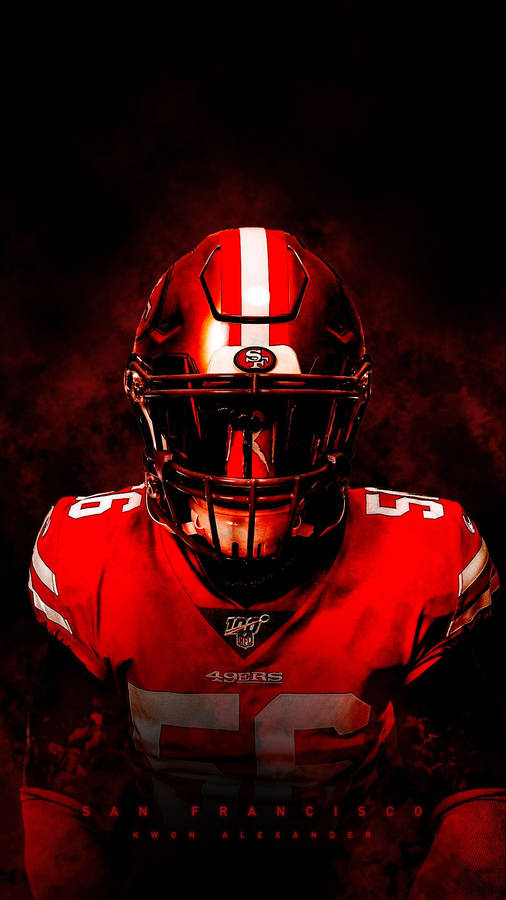 San Francisco 49ers Player Number 56 Wallpaper