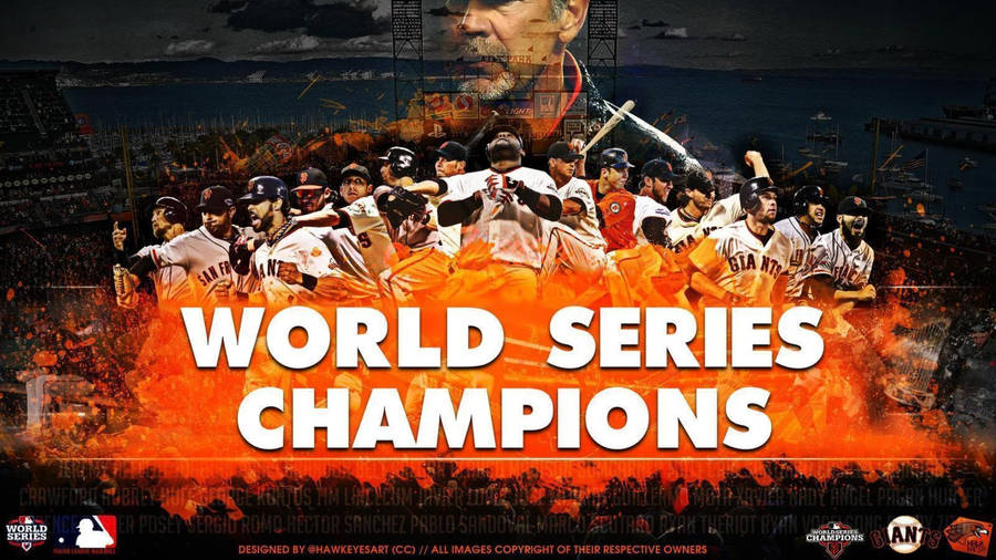 San Francisco Giants World Series Champions Wallpaper