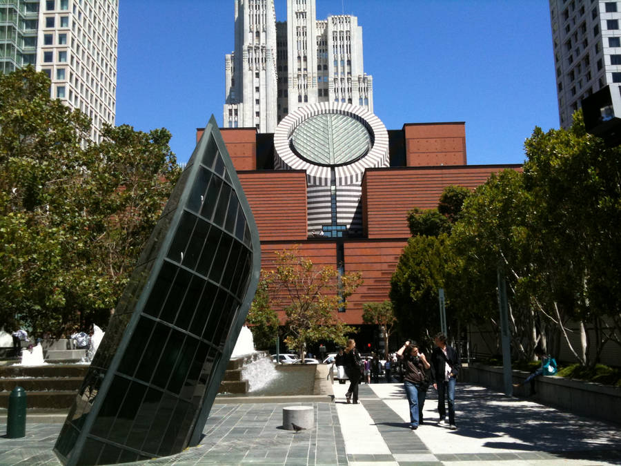 San Francisco Moma Façade Wallpaper