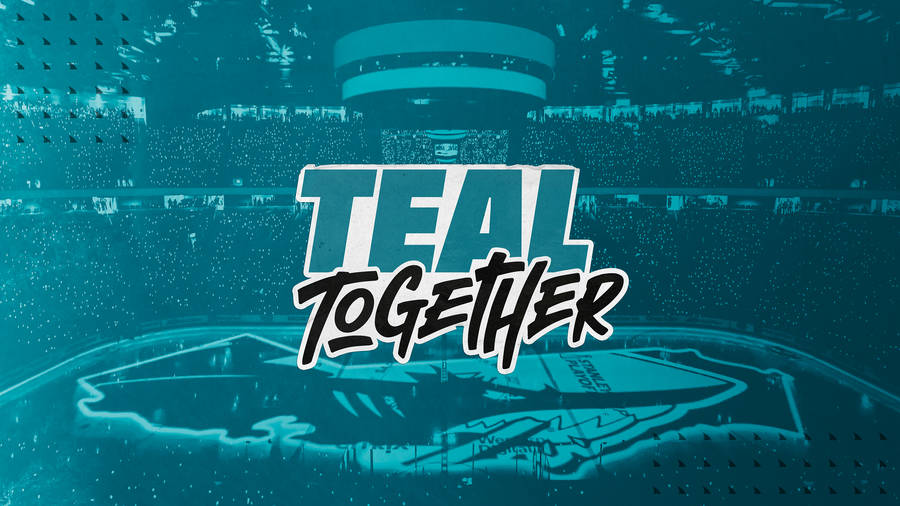 San Jose Sharks Teal Together Wallpaper