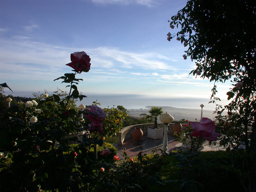 San Simeon Balcony Wallpaper