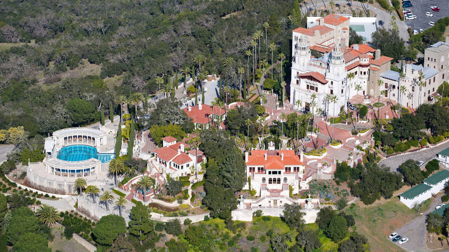 San Simeon Castle View Wallpaper