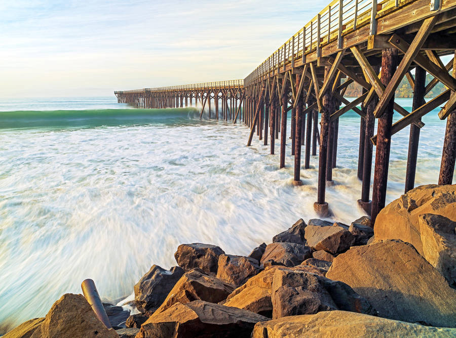 San Simeon Water Wallpaper