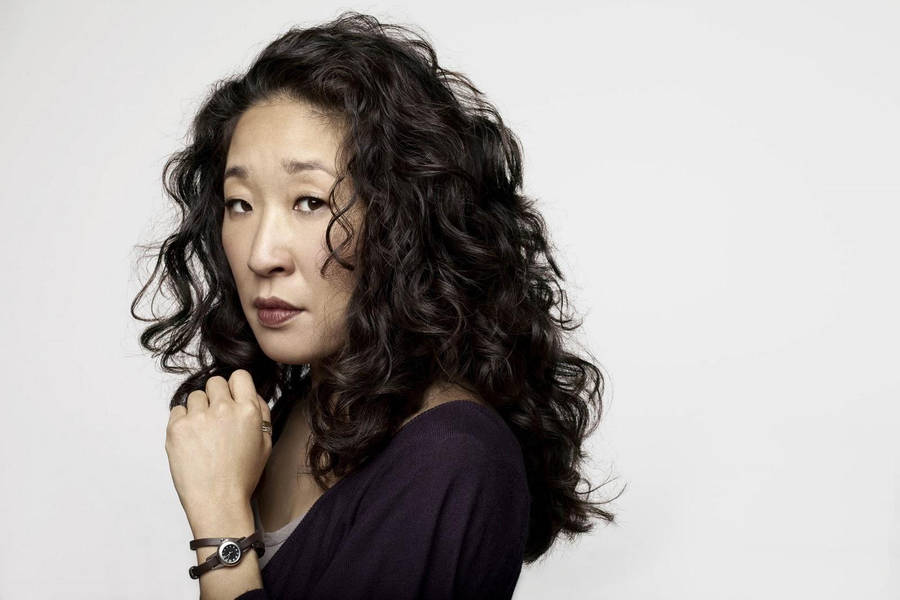 Sandra Oh Marie Claire Magazine Photoshoot Wallpaper