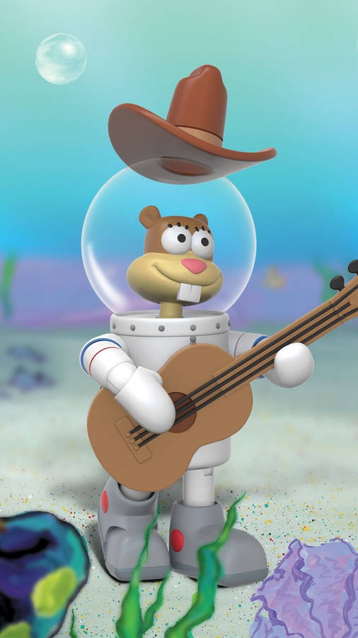 Sandy Cheeks Cowgirl Wallpaper