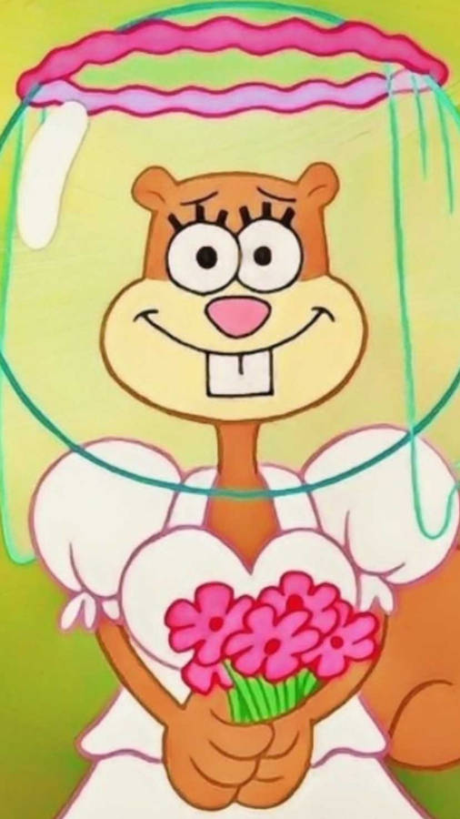 Sandy Cheeks The Bride Wallpaper