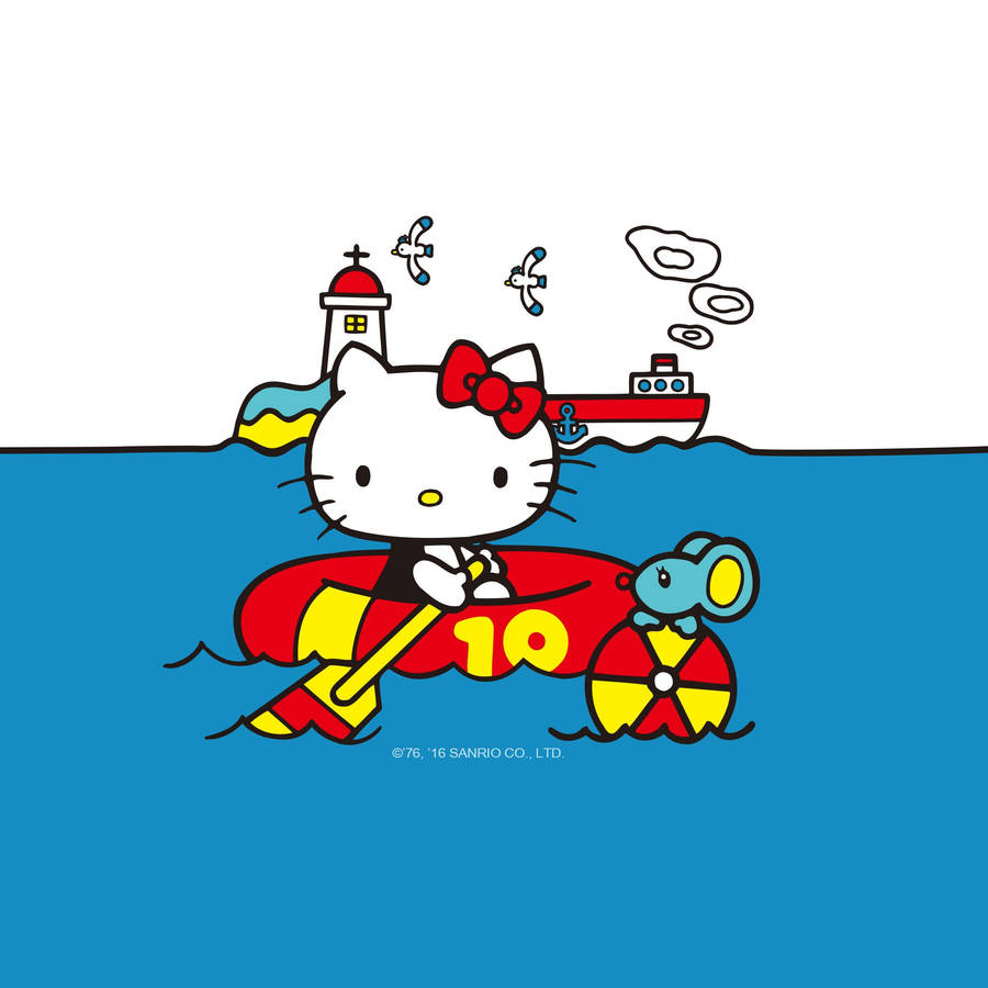 Sanrio Hello Kitty Lifeboat Wallpaper