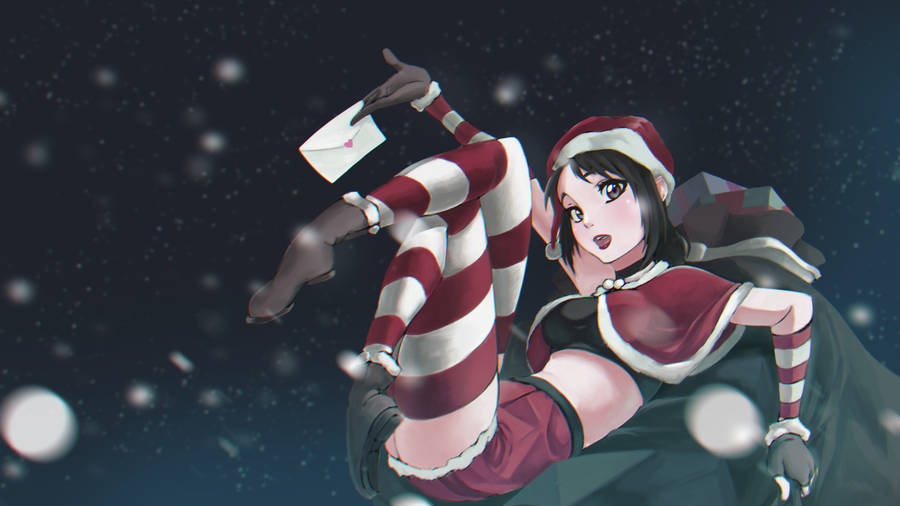 Santa Ayano Of Yandere Simulator Wallpaper