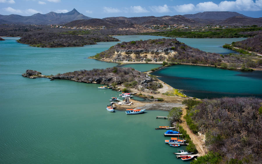 Santa Martha Bay Caribbean View Wallpaper