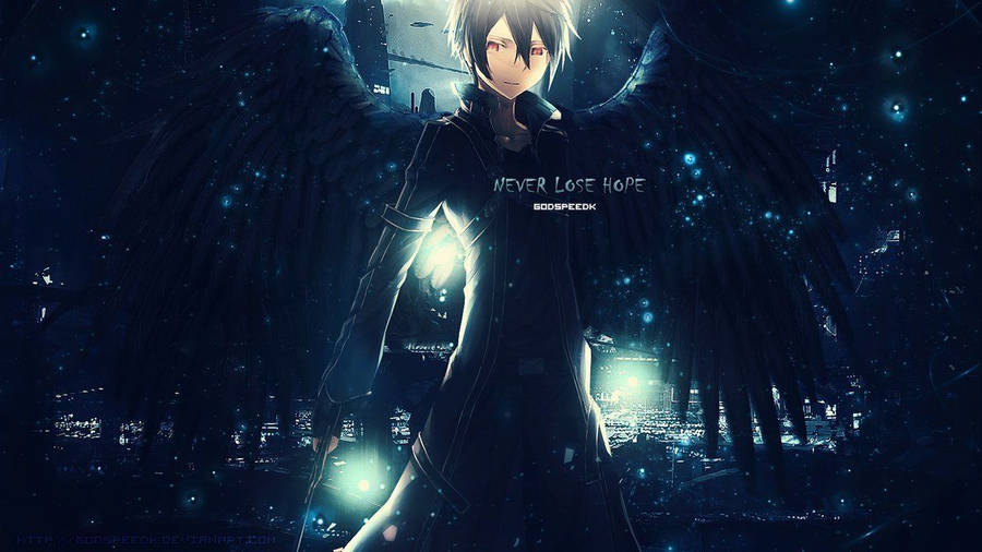 Sao Kirito Dark Angel Wallpaper