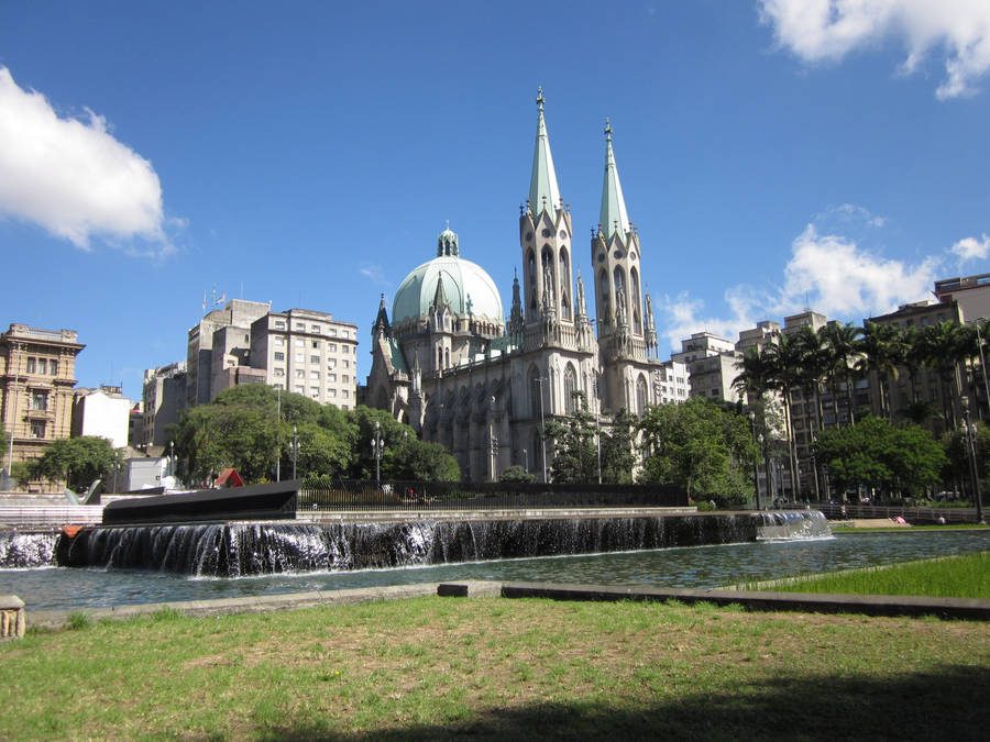 Sao Paulo Brazil Cathedral Wallpaper