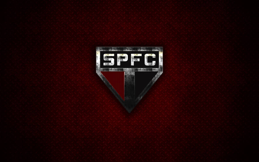 Sao Paulo Fc Diamond Plate Metal Wallpaper