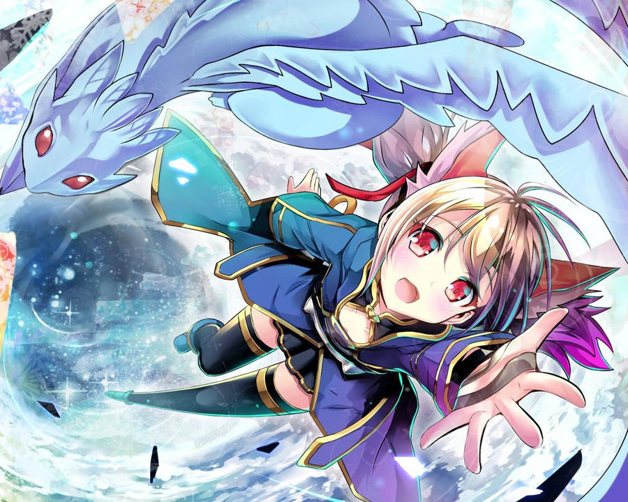 Sao Silica And Pina Whirlwind Wallpaper