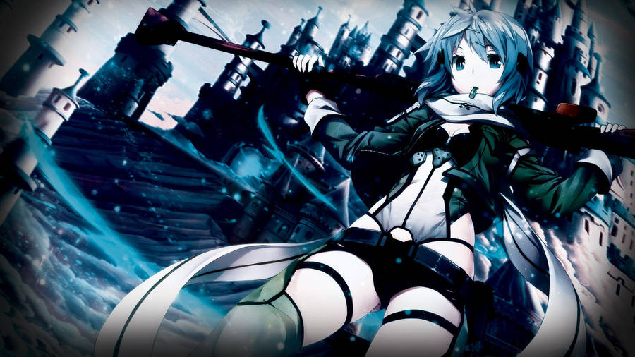 Sao Sinon White Castle Wallpaper