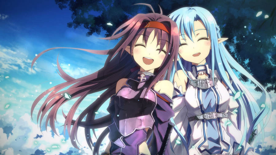 Sao Yuuki And Asuna Wallpaper