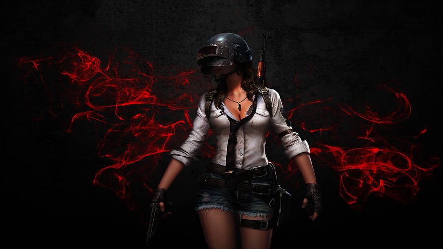 Sara From Pubg 1366x768 Wallpaper