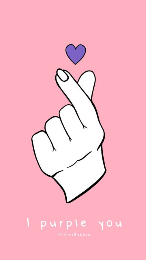 Saranghae I Purple You Wallpaper