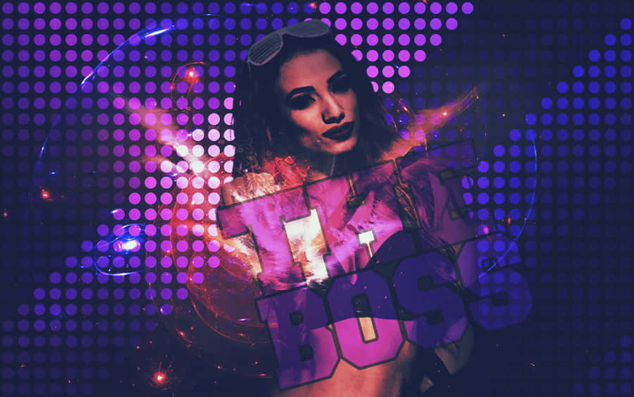 Sasha Banks In Promotional Art Wallpaper