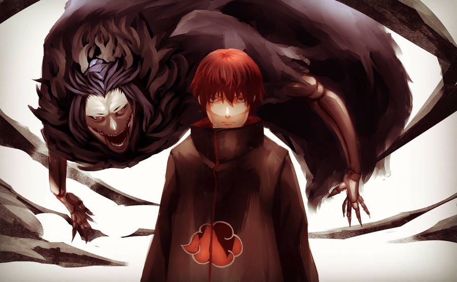 Sasori With Puppet Akatsuki Pc Wallpaper