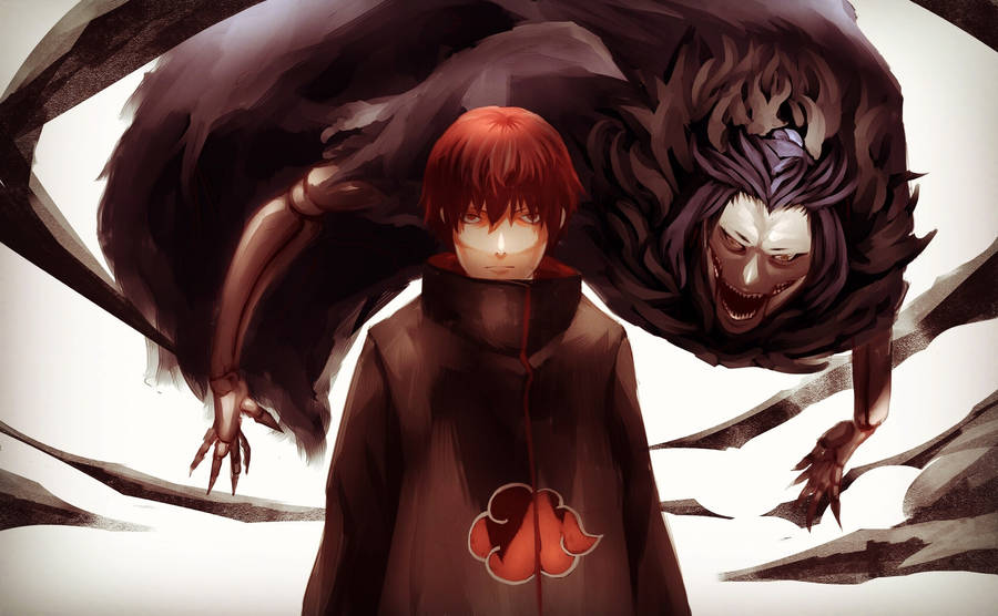 Sasori With Third Kaze Puppet Art Wallpaper