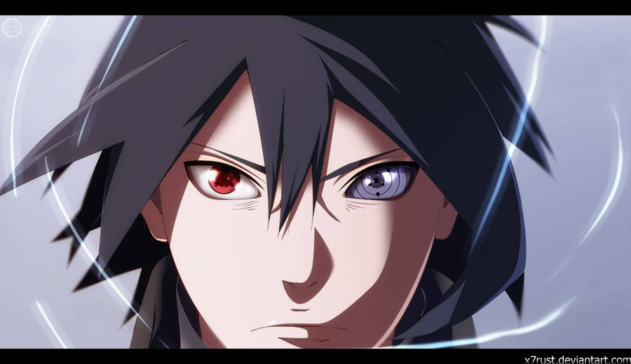 Sasuke Sharingan And Rinnegan Eye Wallpaper
