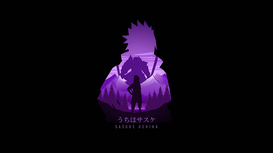 Sasuke Silhouette 4k Wallpaper