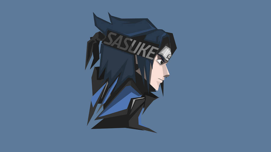 Sasuke Uchiha 4k Art With Bandana Wallpaper