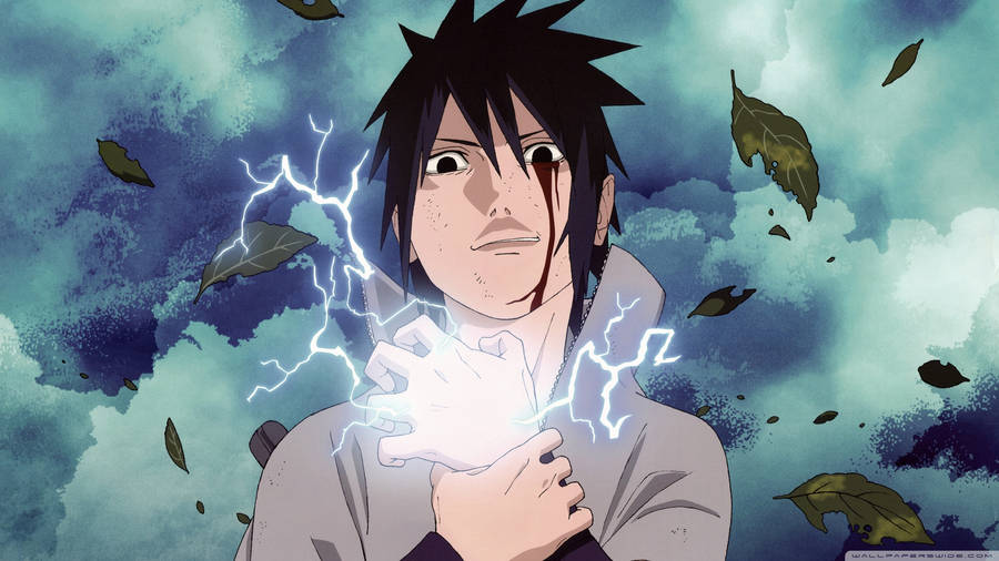 Sasuke Uchiha 4k In A Fight Wallpaper