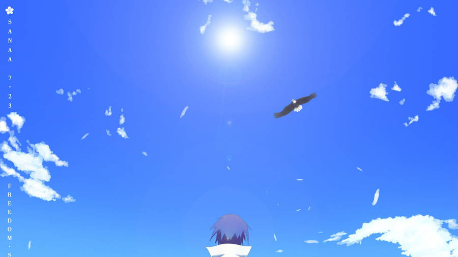 Sasuke Under Sunny Sky Wallpaper