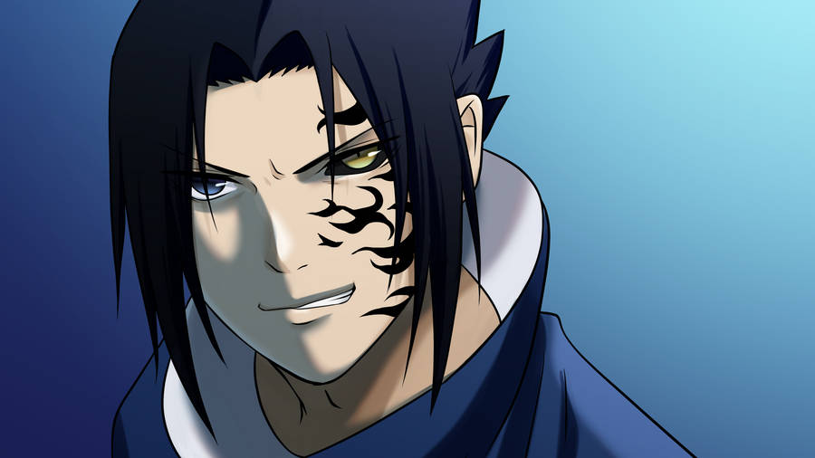 Sasuke With Black Marks 4k Wallpaper