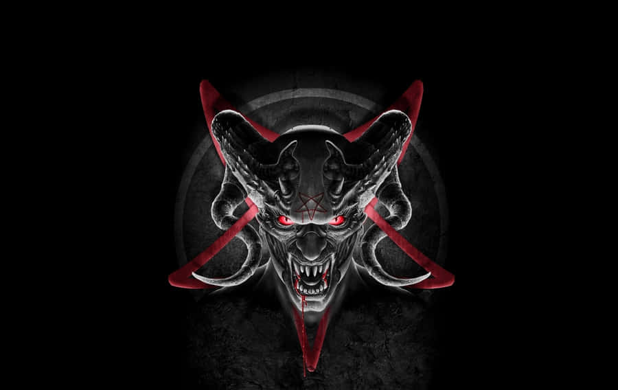 Satanic Beast Artwork Wallpaper