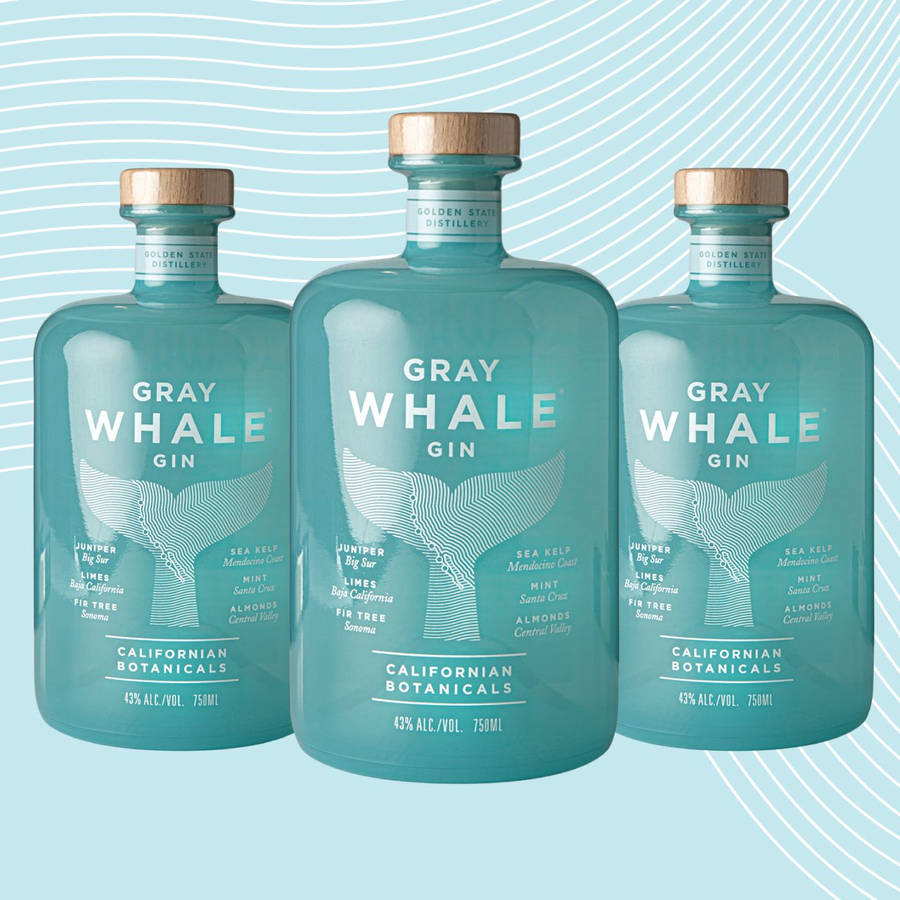 Savor The Spirit Of The Ocean With Gray Whale Gin Wallpaper