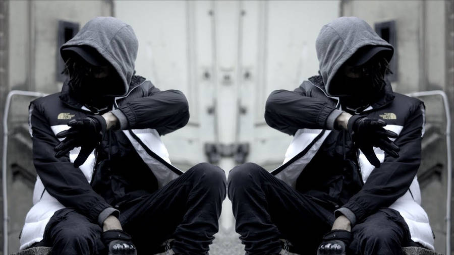 Scarlxrd Mirrored Wallpaper