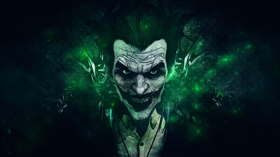 Scary Intense Dangerous Joker Visualizer Wallpaper