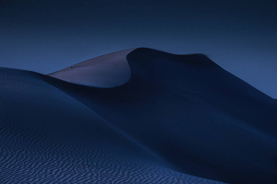 Scenic Mountain Desert Dark 4k Wallpaper