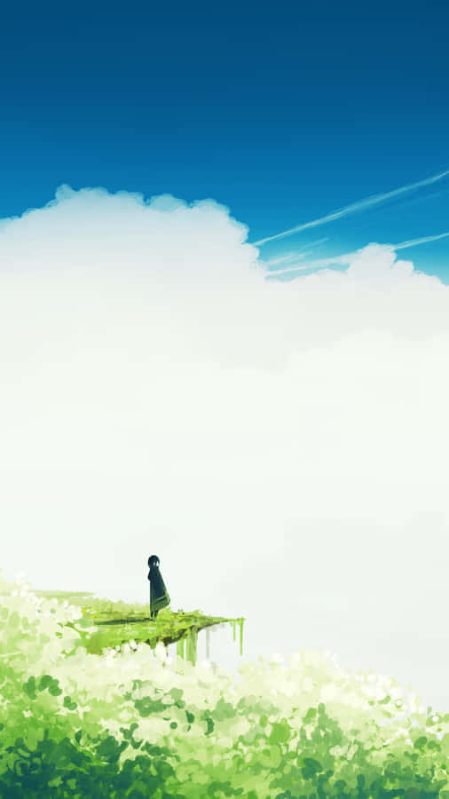 Scenic Studio Ghibli Phone Wallpaper