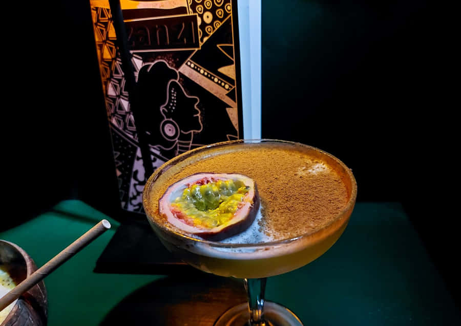 Scintillating Passion Fruit Daiquiri Cocktail Wallpaper